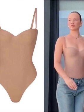 SKIMS L Clay Body Underwire Bodysuit